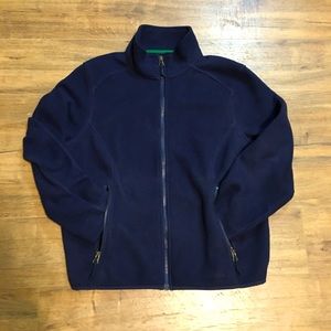 L L Bean Unisex Flee jacket Large
